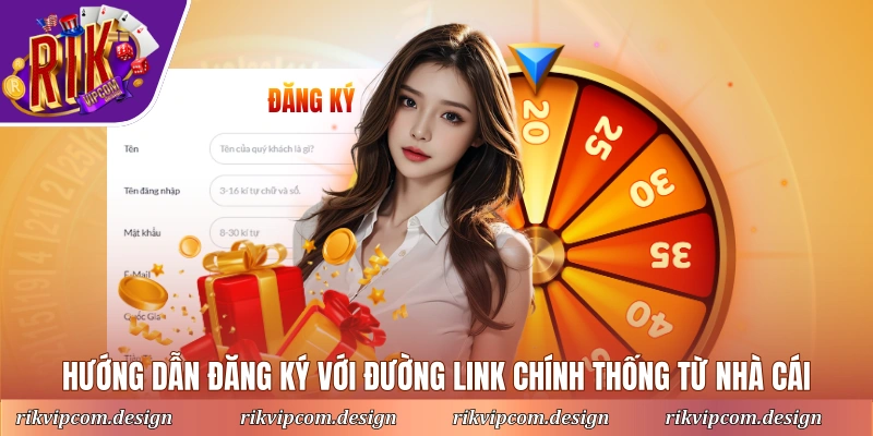 Hướng dẫn đăng ký với đường link chính thống từ nhà cái