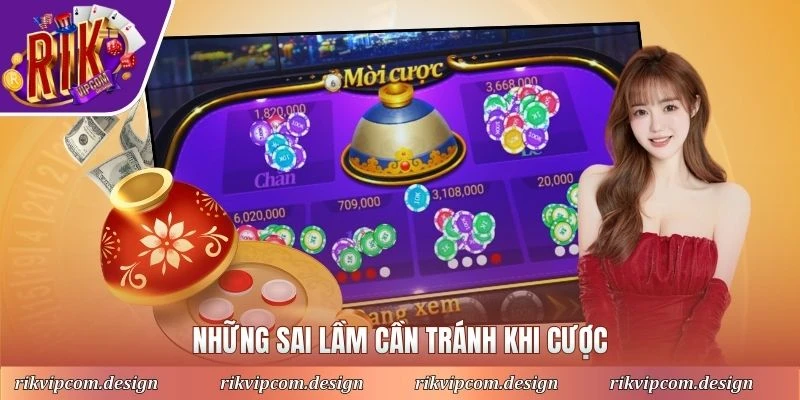 Những sai lầm cần tránh khi cược