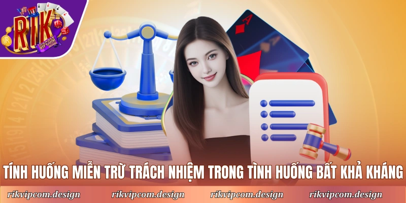 Tính huống miễn trừ trách nhiệm trong tình huống bất khả kháng